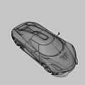 Blue Luxury Supercar With Sleek Aerodynamic Body Black Wheels And Modern Headlights