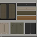 Various Colored Cabinet Doors And Drawer Fronts With Modern Styles
