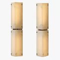 Modern Wall Lamps With Sleek Metal Frame And Warm Glass Shade Lighting
