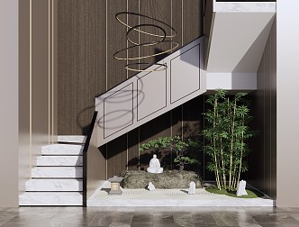 Modern Stairs 3d model