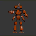 Robot Robot Assistant Small Robot Robot Butler Robot Butler Figure Game Figure 3d model