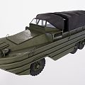 Amphibious Vehicle 3D Model 3d model