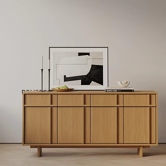 Modern Entrance Cabinet 3d model