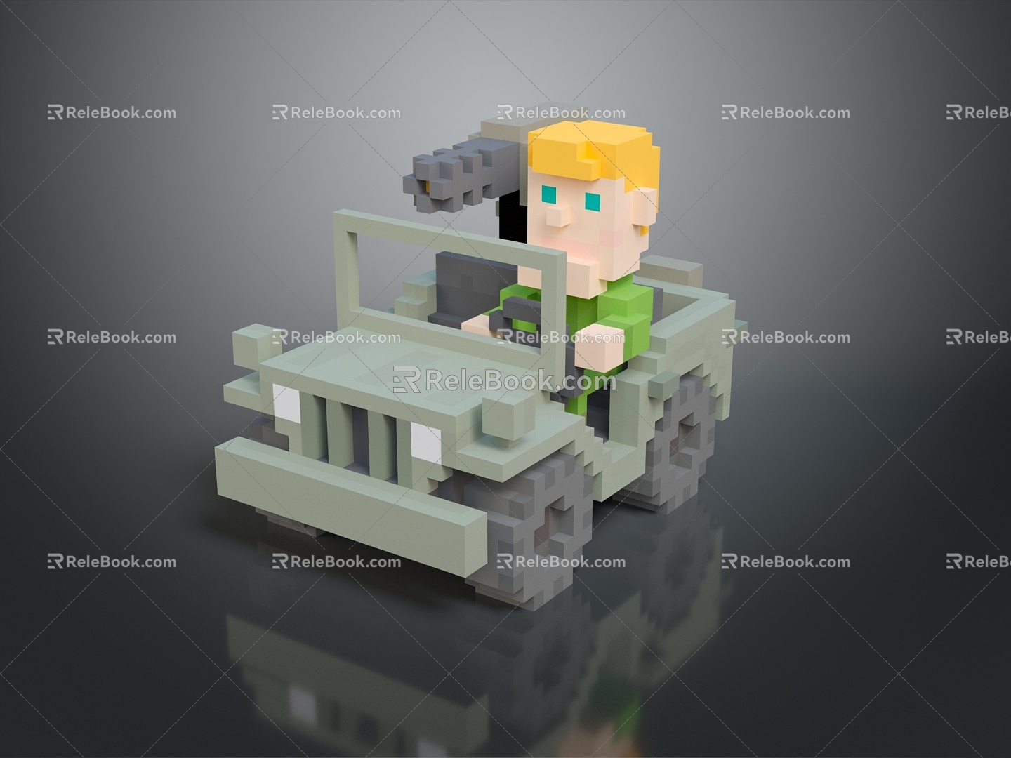 Bulletproof Car Armed Jeep Armed Car Armed Bulletproof Car Military Jeep Off-road Jeep Humvee 3d model