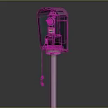Dark Colored Parking Meter With Metal Pole And No Parking Sign