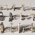Comprehensive Fitness Equipment Assortment Featuring Treadmills Weight Machines Exercise Benches And Training Gear