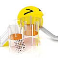 Modern slide non-standard 3d model