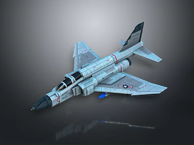 Detailed Spacecraft Model with Aerodynamic Wings and Cockpit for Cosmic Exploration Missions 3d model