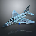 Detailed Spacecraft Model with Aerodynamic Wings and Cockpit for Cosmic Exploration Missions