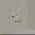 Stylish Modern Wall Mounted Bookshelf With Magazines And Decorative Books