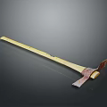 Rustic Vintage Axe Featuring Wooden Handle And Metal Head With Worn Texture