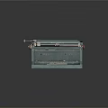 Vintage Office Electric Typewriter with Classic Design and Mechanical Keys