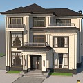 New Chinese Villa 3d model