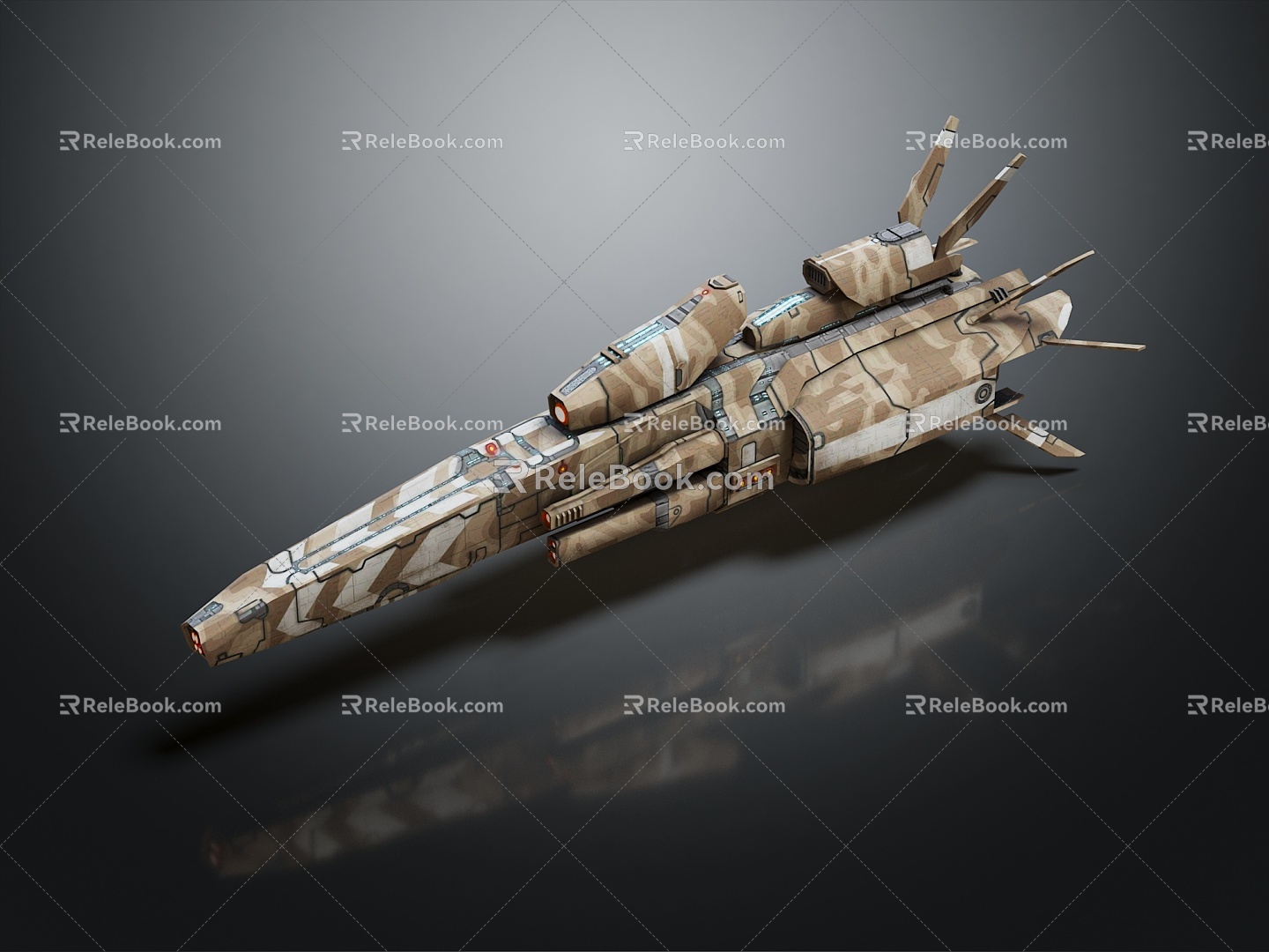 Modern Fighter Fighter Fighter Sci-fi Fighter 3d model