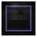 Commercial Equipment Square And Round Shapes With Purple Lighting Grid Pattern Design