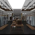 Traditional Chinese Clothing Store with Red Eaves White Walls and Blue White Qipao Mannequins