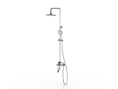 Modern large shower 3d model