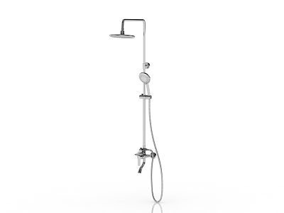 Modern large shower 3d model