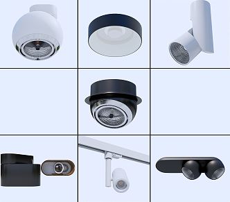 Modern Downlight Spotlight 3d model