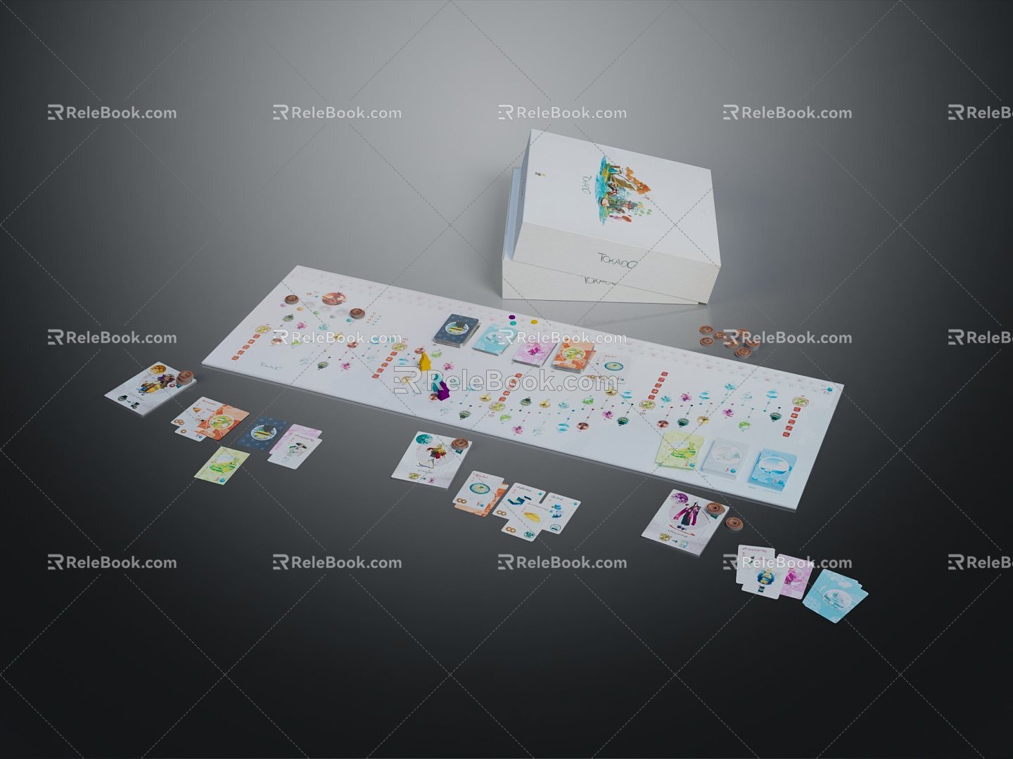 Modern Poker Poker Paper Poker 3d model