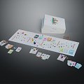 Modern Poker Poker Paper Poker 3d model