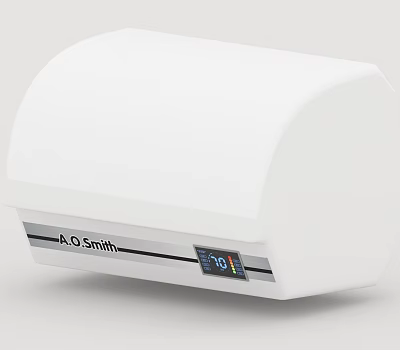A O Smith Water Heater With Digital Display White Modern Design For Home Daily Use 3d model