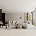 modern living room 3d model