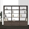 Modern Bookshelf Multi-layer Bookshelf 3d model