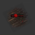Red Balloon Attached to Retro Boombox With Red Cassette on Wooden Planks