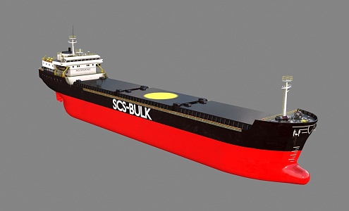 modern ship ferry 3d model