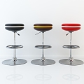 Modern Bar Stool Bar Chair 3d model