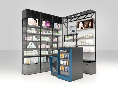 Display Cabinet Product Cabinet Cosmetic Cabinet model