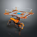Robot Assistant Small Robot Butler Robot Butler Figure Game Figure 3d model