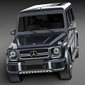 Dark Blue Mercedes G Class Luxury Off Road SUV With Modern Design And Alloy Wheels