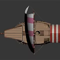 New Chinese-style Wooden Boat Ancient Ship Ancient Warship Large Ancient Ship Ancient Warship Ancient Sailboat Ancient Wooden Ship 3d model