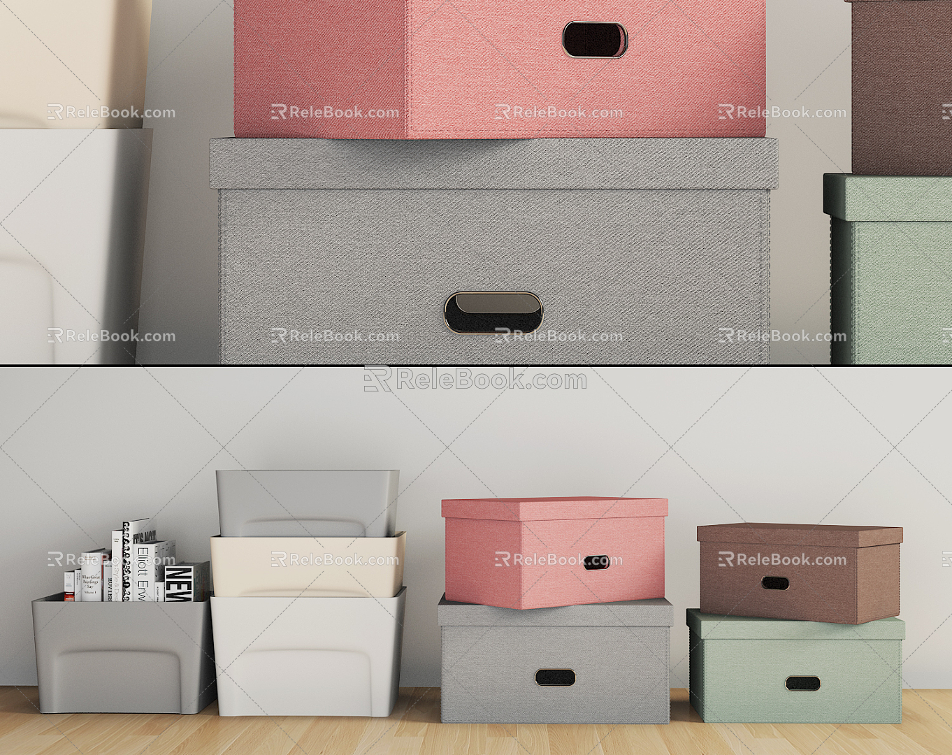 Modern storage box 3d model