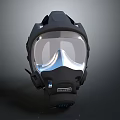 Professional Firefighting Equipment Mask With Clear Face Shield And Secure Comfort Design