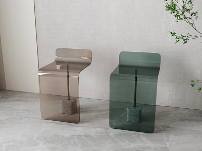 Modern Acrylic Bar Chair model