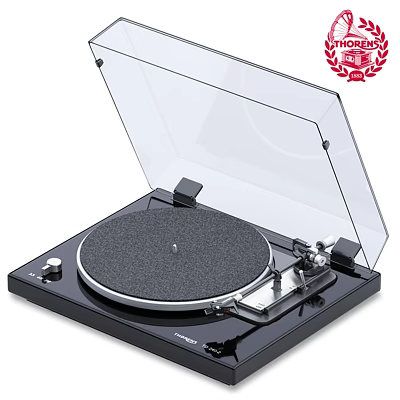 Sony Award Winning Audio Turntable With Transparent Cover And Black Body 3d model