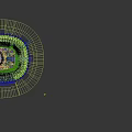 eGames 2023 World Finals Stadium Stage With Large Screen And Lighting Effects