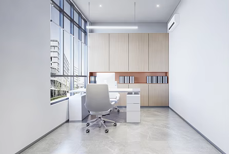 Modern Office Manager's Office 3d model