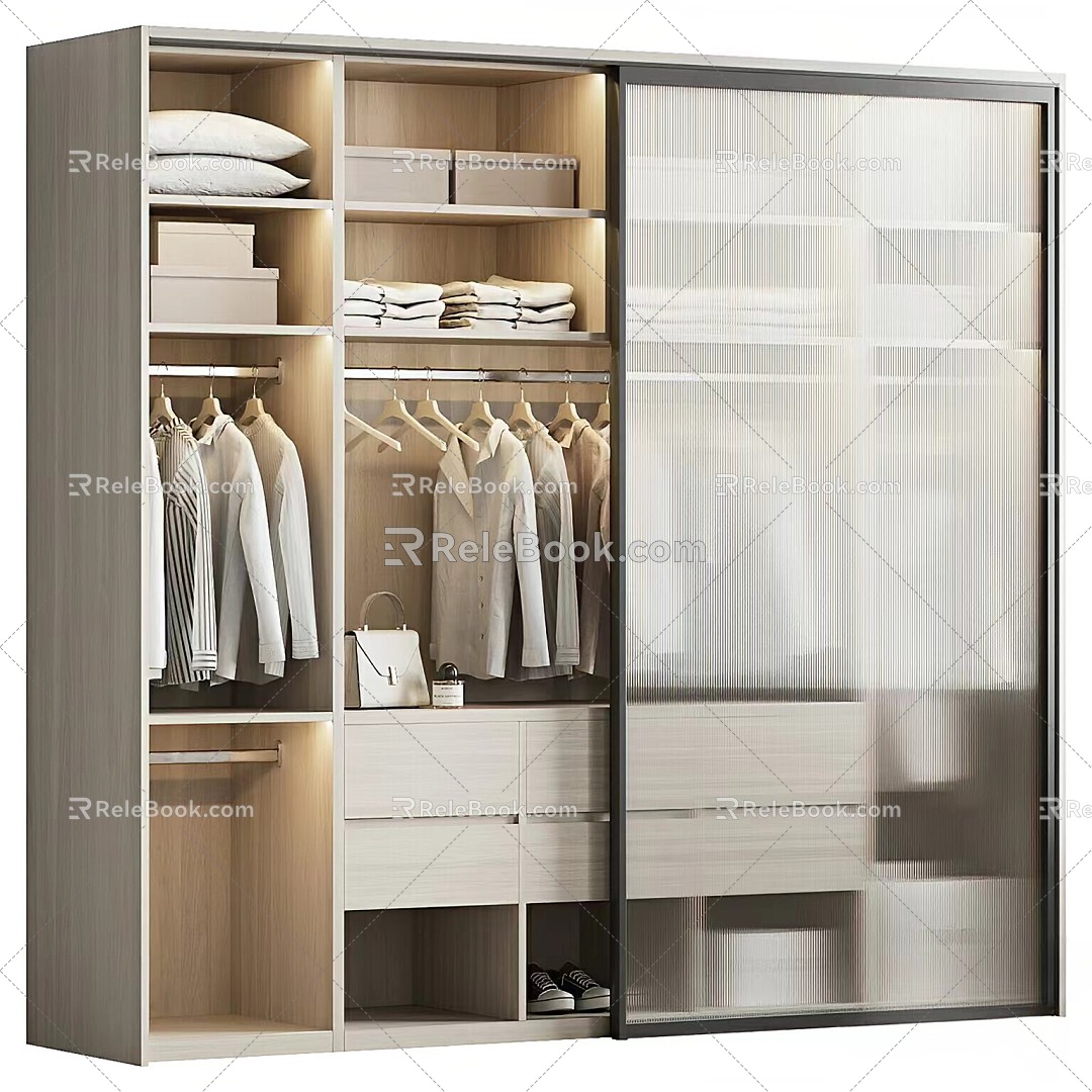 exquisite wardrobe 3d model