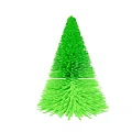 Fluffy Green Christmas Tree Decoration With Festive Conical Shape And Soft Texture