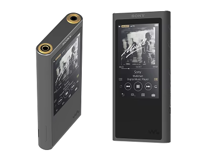 Sony Digital Portable Music Player Walkman with Display Screen and Playback Functions 3d model