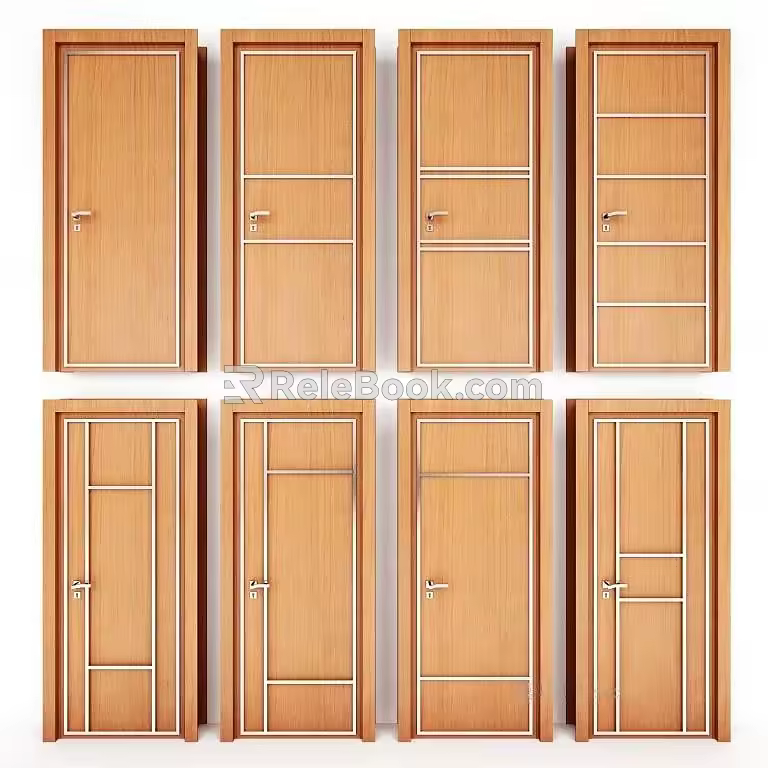 swing door 3d model