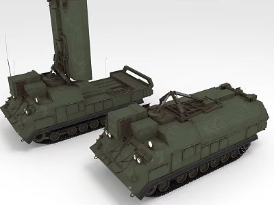 Modern Army Radar Vehicle 3d model