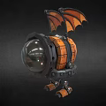 Robot Mechanical Bat Attack Robot Intelligent Robot Science Fiction Robot Future High-tech Low Face Number Low Model Simple Model Film and Television Level 3d model