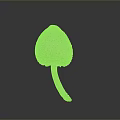 Fresh Healthy Edible Mushroom With Porous Pink Cap And White Stem