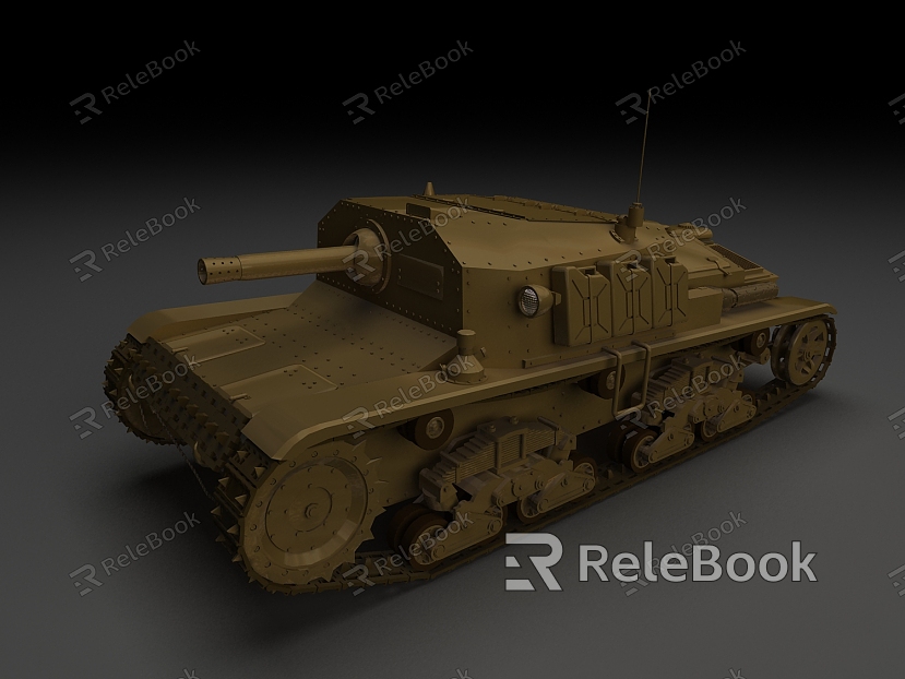 modern tank armored vehicle model