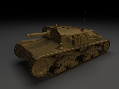 modern tank armored vehicle model